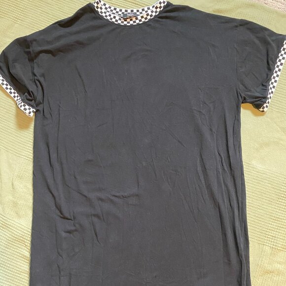 Frankie Dress in Black + Checkerboard Small - Picture 2 of 4